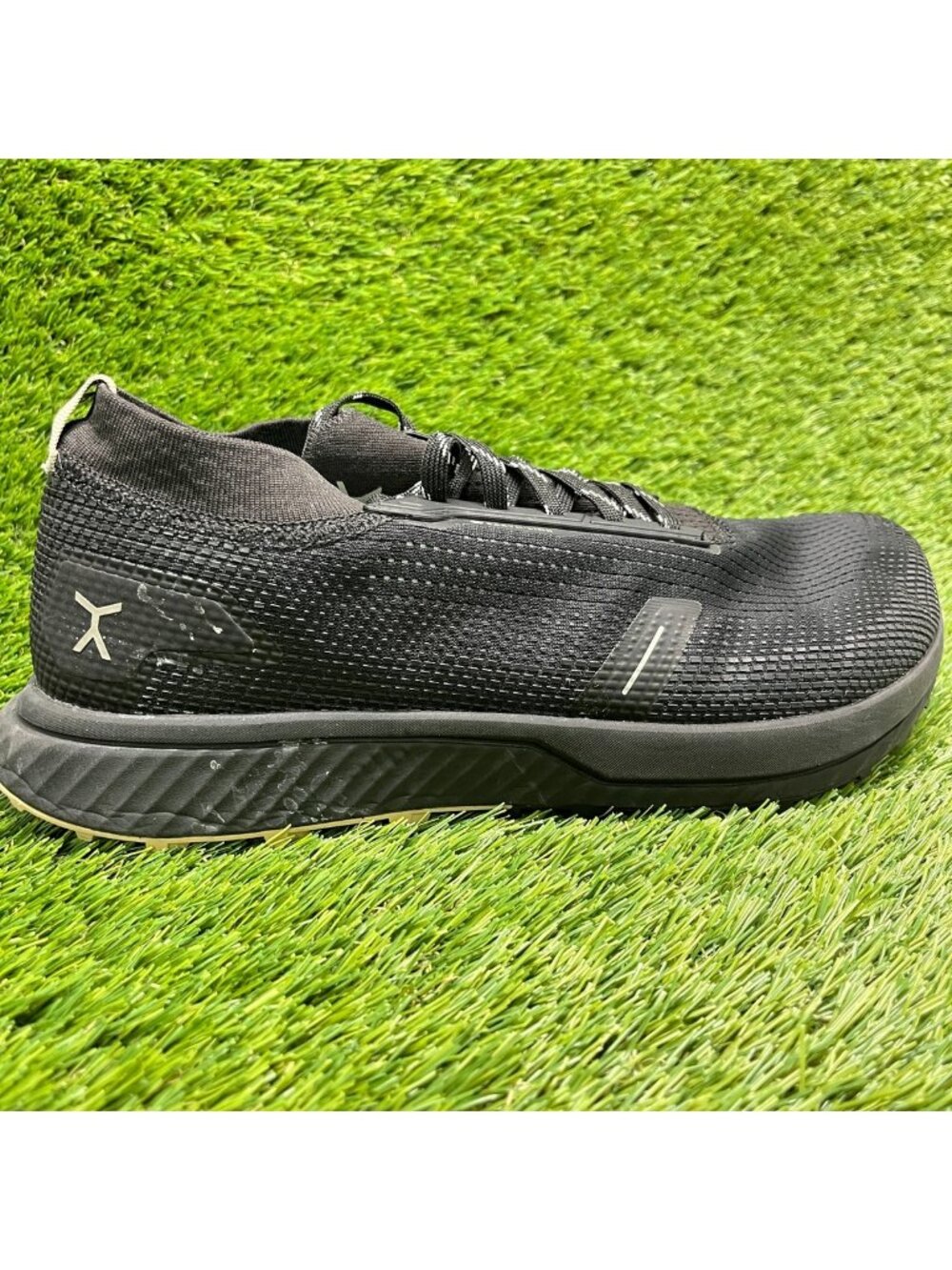 Flux Footwear Adapt Trail Runner Black Mens Size 11 Athletic Knit Shoes Sneakers